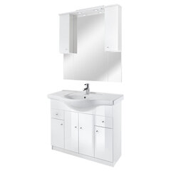 Набор мебели для ванной комнаты Selsey Belgos 106, белый цена и информация | Комплекты в ванную | hansapost.ee