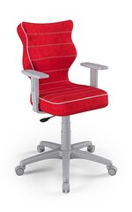 Детское офисное кресло Entelo Duo VS09 5, красное/серое цена и информация | Офисные кресла | hansapost.ee