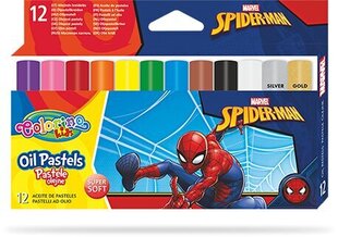 Õlikriidid Colorino Marvel Spider-Man, 12 värvi hind ja info | Kunstitarbed, voolimise tarvikud | hansapost.ee