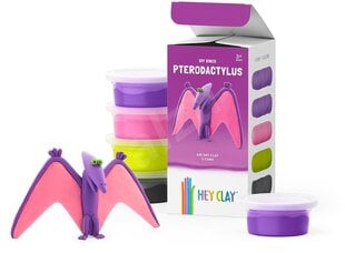 Plastiliinikomplekt Hey Clay Pterodactylus, 5 tk. hind ja info | Kunstitarbed, voolimise tarvikud | hansapost.ee