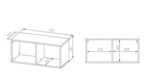 Riiul Optimal 28, hele tamm price and information | Riiulid | hansapost.ee