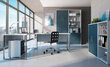 Kappriiul Office Lux 79, hall цена и информация | Riiulid | hansapost.ee