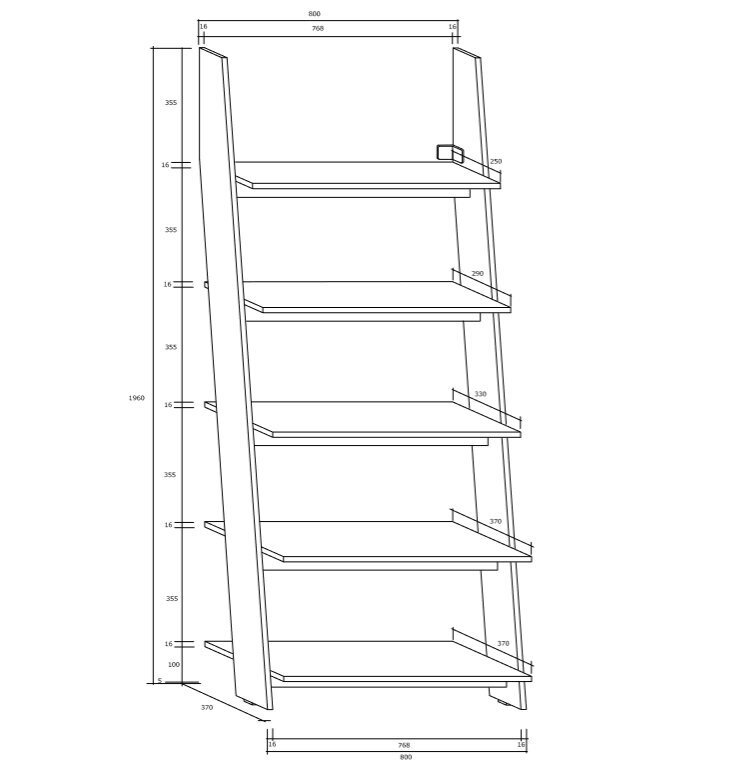 Põrandariiul Rack 80, pruun price and information | Riiulid | hansapost.ee