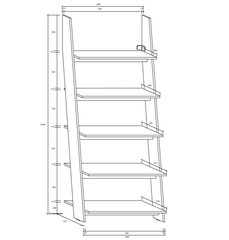 Полка Rack 80, цвет дуба цена и информация | Полки | hansapost.ee