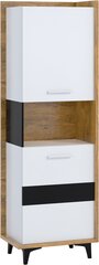 Полка Meblocross Box 07 2D, дуб/белая цена и информация | Полки | hansapost.ee