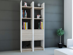 Eraldiseisev riiul Kalune Design Esbi 102, valge/helepruun hind ja info | Riiulid | hansapost.ee