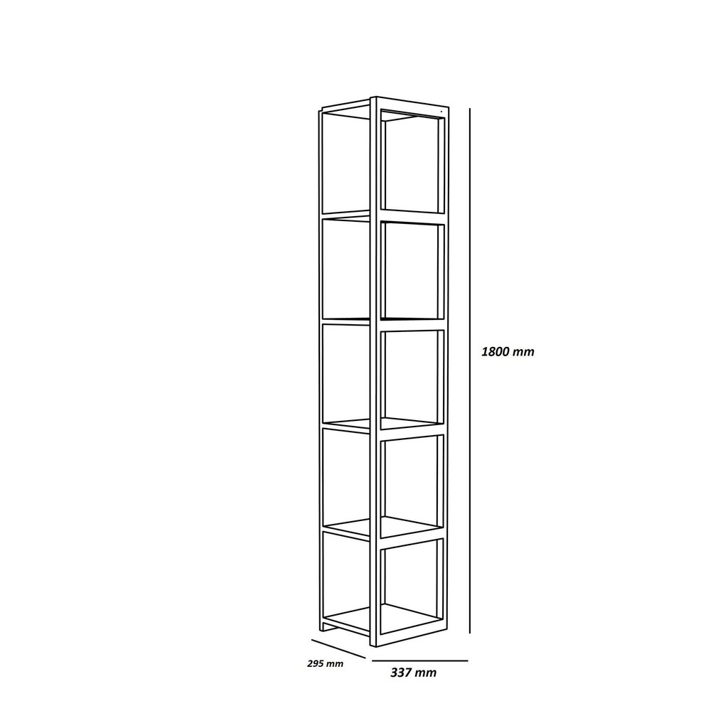 Riiul Kalune Design Texas, valge hind ja info | Riiulid | hansapost.ee