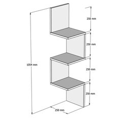 Riiul Kalune Design Zikzak, pruun price and information | Riiulid | hansapost.ee