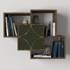 Seinariiul Kalune Design Arco, pruun/roheline price and information | Shelves | hansapost.ee