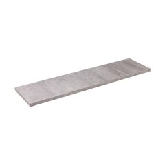 Seinariiul Floorpol 80x30 cm, hall/hõbe цена и информация | Полки | hansapost.ee