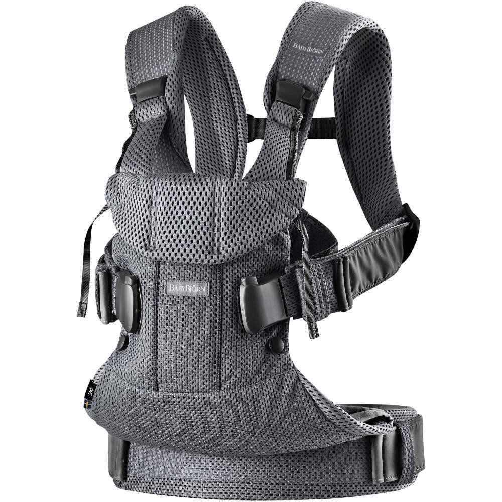 Kandekott Babybjörn One Air, Anthracite 098013 цена и информация | Kõhukotid, kandekotid | hansapost.ee