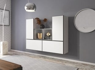 Полка Cama Meble Roco 18, белая/черная цена и информация | Cama Meble Мебель и домашний интерьер | hansapost.ee