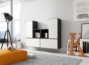 Полка Cama Meble Roco 18, черная/белая цена и информация | Cama Meble Мебель для гостиной | hansapost.ee