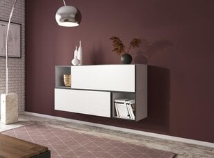 Полка Cama Meble Roco 14, белая/черная цена и информация | Cama Meble Мебель и домашний интерьер | hansapost.ee