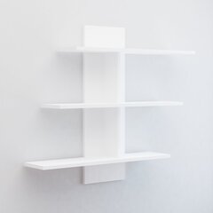 Подвесная полка Kalune Design Wall Shelf 775, 111 см, белая цена и информация | полка | hansapost.ee