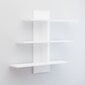 Seinariiul Kalune Design Wall Shelf 775, 111 cm, valge hind ja info | Riiulid | hansapost.ee