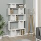 Eraldiseisev riiul Kalune Design Bookshelf 598, 90 cm, valge hind ja info | Riiulid | hansapost.ee