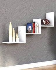 Seinariiul Kalune Design Wall Shelf 835(IV), 60 cm, valge цена и информация | Полки | hansapost.ee