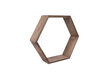 3 riiuli komplekt Kalune Design HEX001, pruun hind ja info | Riiulid | hansapost.ee