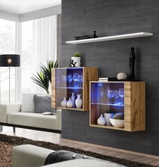 Комплект мебели для гостиной Switch SB 3, черный/дуб цена и информация | Секции | hansapost.ee