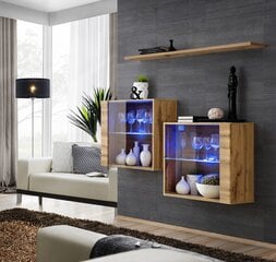 Комплект мебели для гостиной Switch SB 3, белый/черный цена и информация | Секции | hansapost.ee