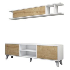 Sektsioon Kalune Design Italo, valge/pruun price and information | Sectional cabinets | hansapost.ee