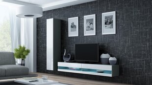 Sektsioon Cama Meble Vigo New9, hall/valge цена и информация | Секции | hansapost.ee