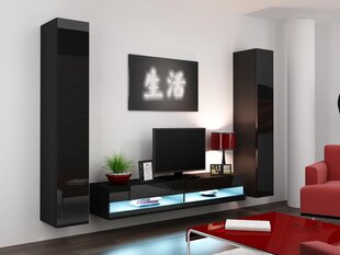 Секция Cama Meble Vigo New4, черная цена и информация | Секции | hansapost.ee