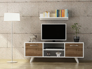 Комплект мебели для гостиной Kalune Design 756(IV), белый/коричневый цена и информация | Секции | hansapost.ee