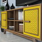 Elutoamööbli komplekt Kalune Design 845(LIX), pruun/kollane hind ja info | Sektsioonkapid | hansapost.ee