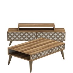 Комплект мебели для гостиной Kalune Design 845(X), темно-коричневый цена и информация | Секции | hansapost.ee