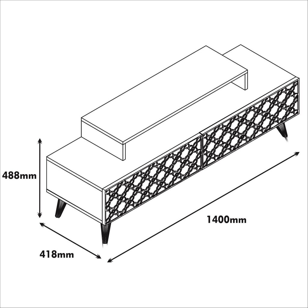 Elutoamööbli komplekt Kalune Design 845(XXII), pruun цена и информация | Sektsioonkapid | hansapost.ee