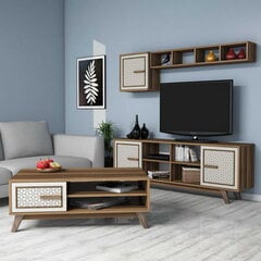 Комплект мебели для гостиной Kalune Design 845(XI), темно-коричневый цена и информация | Секции | hansapost.ee