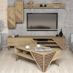 Комплект мебели для гостиной Kalune Design 845(V), коричневый цена и информация | Секции | hansapost.ee