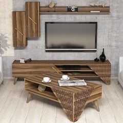 Комплект мебели для гостиной Kalune Design 845(II), темно-коричневый цена и информация | Секции | hansapost.ee