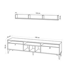 Sektsioon Kalune Design Drew, pruun hind ja info | Sektsioonkapid | hansapost.ee