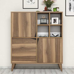 Kummut Kalune Design 845, 115 cm, pruun price and information | Chests of drawers | hansapost.ee