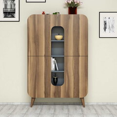 Kummut Kalune Design 845, 144 cm, pruun/sinine price and information | Chests of drawers | hansapost.ee