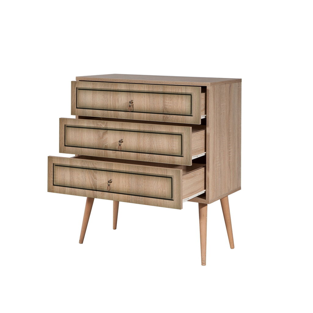 Kummut Kalune Design Dresser 3435, tamme värvi hind ja info | Kummutid | hansapost.ee