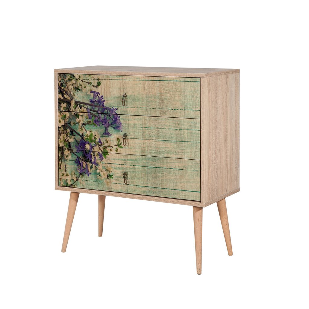 Kummut Kalune Design Dresser 3406, tamme värv/mitmevärviline hind ja info | Kummutid | hansapost.ee