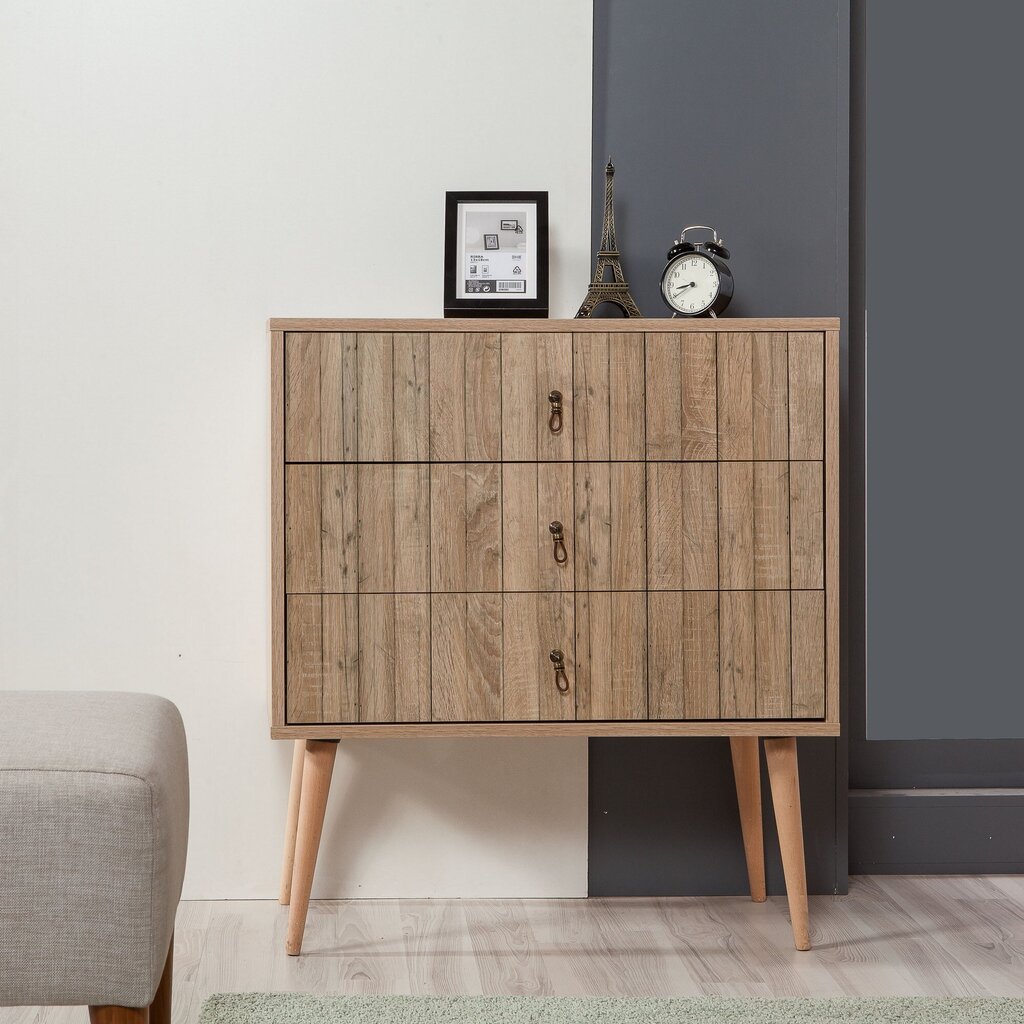 Kummut Kalune Design Dresser 3407, tamme värv hind ja info | Kummutid | hansapost.ee