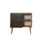 Kummut Kalune Design Dresser 3446, tamme värv/sinine hind ja info | Kummutid | hansapost.ee