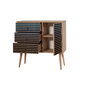 Kummut Kalune Design Dresser 3446, tamme värv/sinine hind ja info | Kummutid | hansapost.ee