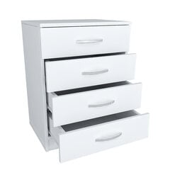 Kummut Kalune Design 731, 74 cm, valge price and information | Chests of drawers | hansapost.ee