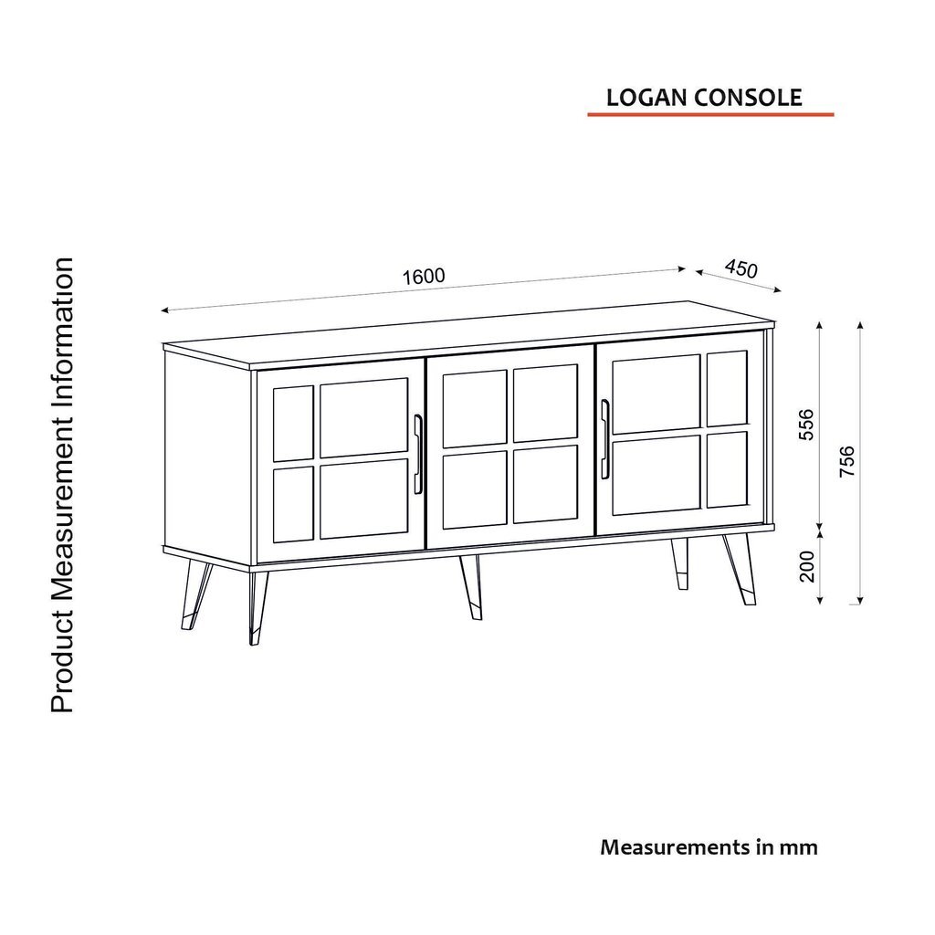 Kummut Kalune Design Logan, pruun hind ja info | Kummutid | hansapost.ee