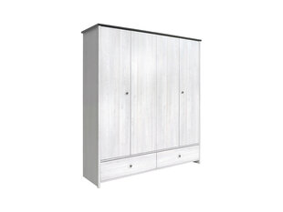 Шкаф Porto 4D, белый цена и информация | Шкафы | hansapost.ee
