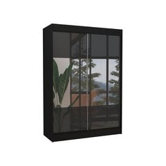 Riidekapp Adrk Furniture Tamos 150 cm, must цена и информация | Шкафы | hansapost.ee