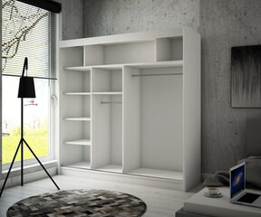 Шкаф Adrk Furniture Toura 200 см, коричневый цена и информация | Шкафчики | hansapost.ee