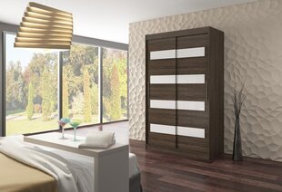 Шкаф ADRK Furniture Martinez, темно-коричневый/белый цена и информация | Шкафы | hansapost.ee