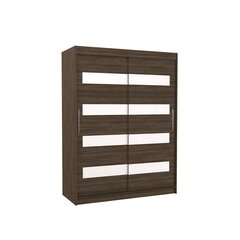 Шкаф ADRK Furniture Martinez, темно-коричневый/белый цена и информация | Шкафы | hansapost.ee
